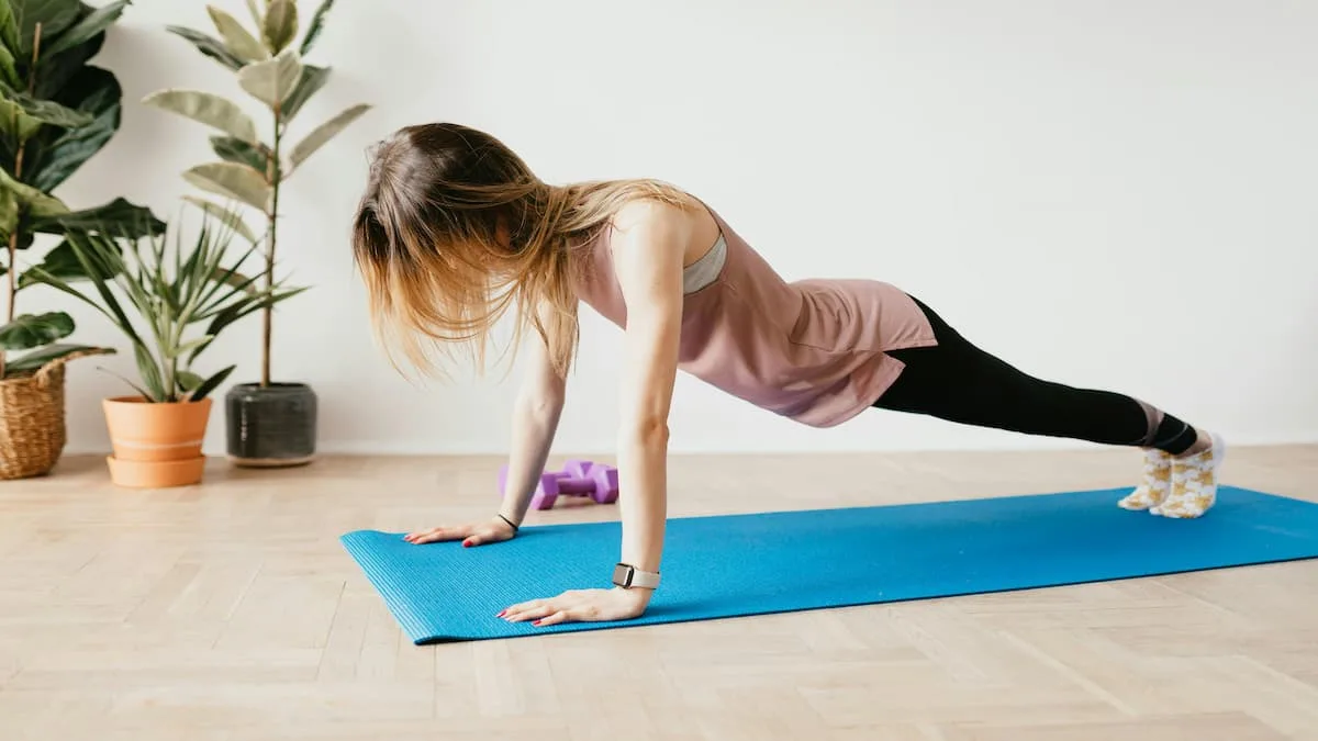 proper plank pose